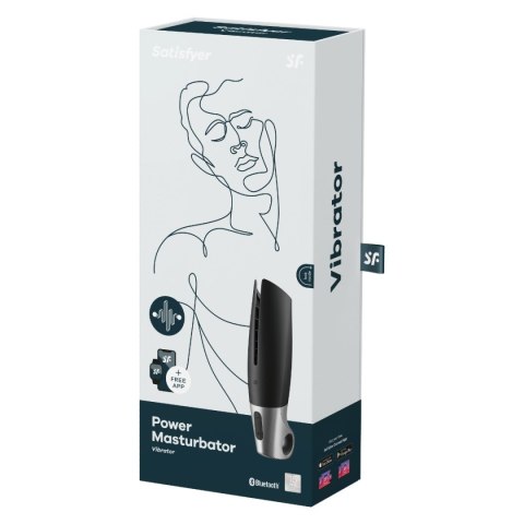 Satisfyer Power Masturbator black silver Satisfyer Power Masturbator black silver