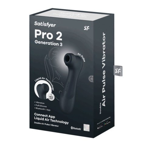 Satisfyer Pro 2 Generation 3 Connect App Black Satisfyer Pro 2 Generation 3 Connect App Black