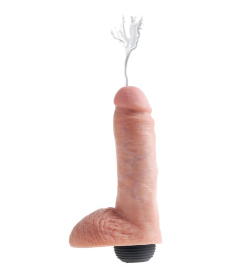 Dildo King Cock Pipedream Squirting Cock with Balls 8 Light Dildo King Cock Pipedream Squirting Cock with Balls 8 Light