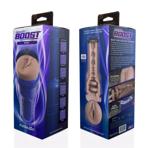 Fleshlight Boost Bang: Light Medium Flesh Fleshlight Boost Bang: Light Medium Flesh