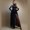 Kinky Diva otwarty biustonosz Open Bra Black/Rose Gold