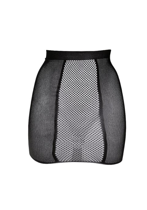 LE DÉSIR High-Waist Fishnet Skirt One Size Black LE DÉSIR High-Waist Fishnet Skirt One Size Black
