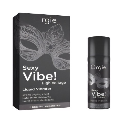 ORGIE Żel-SEXY VIBE! HIGH VOLTAGE - LIQUID VIBRATOR - 15 ML ORGIE Żel-SEXY VIBE! HIGH VOLTAGE - LIQUID VIBRATOR - 15 ML