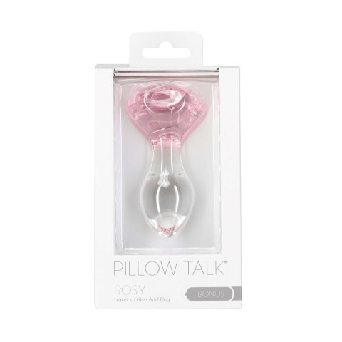 Pillow Talk Rosy Luxurious Glass Anal Plug Pillow Talk Rosy Luxurious Glass Anal Plug