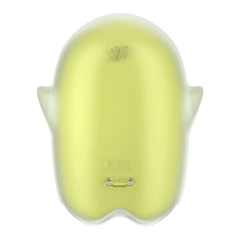 Satisfyer Glowing Ghost - świecący w ciemności podwójny wibrator pulsacyjny - żółty Satisfyer Glowing Ghost - świecący w ciemności podwójny wibrator pulsacyjny - żółty