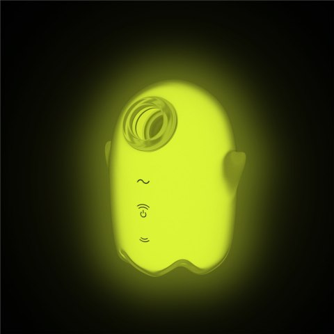 Satisfyer Glowing Ghost - świecący w ciemności podwójny wibrator pulsacyjny - żółty Satisfyer Glowing Ghost - świecący w ciemności podwójny wibrator pulsacyjny - żółty