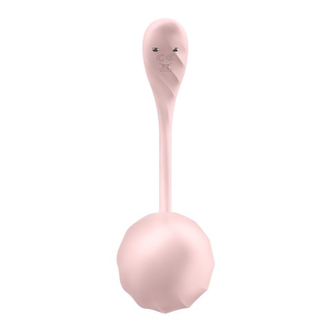 Satisfyer Ribbed Petal Connect App - Wibrator dla par - Rose Satisfyer Ribbed Petal Connect App - Wibrator dla par - Rose