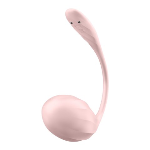 Satisfyer Ribbed Petal Connect App - Wibrator dla par - Rose Satisfyer Ribbed Petal Connect App - Wibrator dla par - Rose