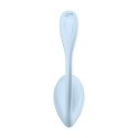 Satisfyer Smooth Petal Connect App - wibrator dla par - jasnoniebieski