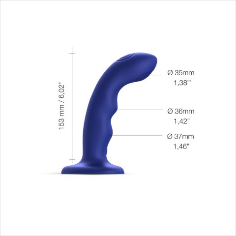 Strap-on-me Tapping Dildo Wave Night Blue Strap-on-me Tapping Dildo Wave Night Blue