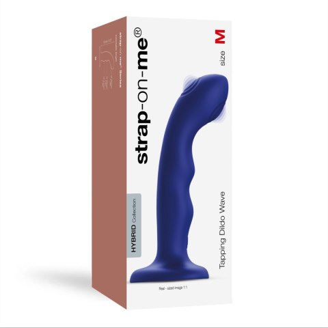 Strap-on-me Tapping Dildo Wave Night Blue Strap-on-me Tapping Dildo Wave Night Blue