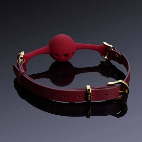 Upko czerwony knebel Middle Heart-shaped Breathable Mouth Gag Upko czerwony knebel Middle Heart-shaped Breathable Mouth Gag
