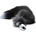 Alive korek analny lisi ogon Black & White Fox Tail M