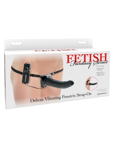 Fetish Fantasy Series Deluxe Vibrating Penetrix Strap-On Black Fetish Fantasy Series Deluxe Vibrating Penetrix Strap-On Black