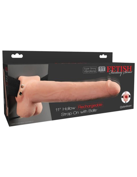 Fetish Fantasy Strap-on Series 11" Hollow Strap-on Light Fetish Fantasy Strap-on Series 11" Hollow Strap-on Light