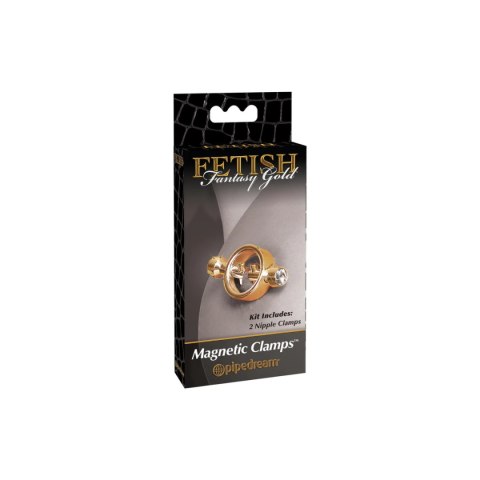 Fetish Fantasy Zaciski na Sutki Gold Magnetic Clamps Fetish Fantasy Zaciski na Sutki Gold Magnetic Clamps