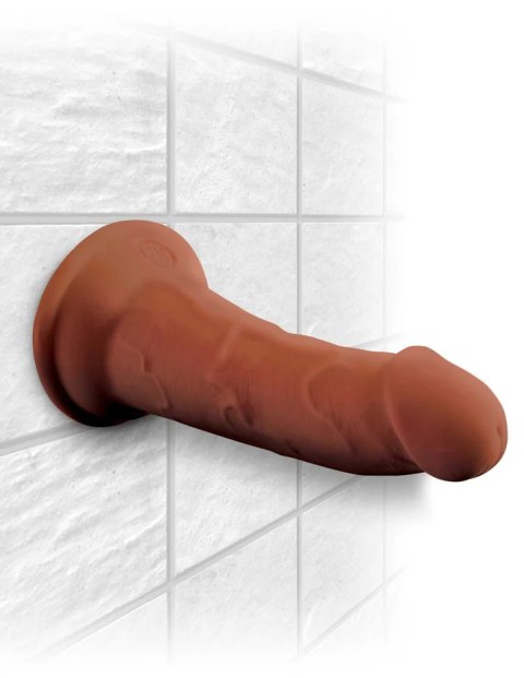 King Cock Dildo Plus 6" Triple Density Cock Brown King Cock Dildo Plus 6" Triple Density Cock Brown