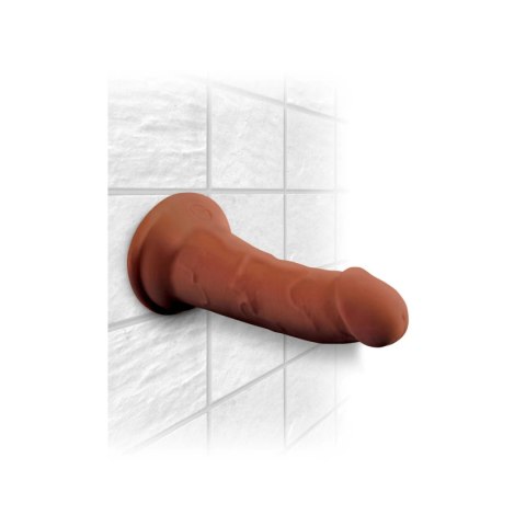 King Cock Dildo Plus 6" Triple Density Cock Brown King Cock Dildo Plus 6" Triple Density Cock Brown