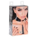 Kinky Diva obróżka z frędzelkami Teasing Tassel Collar Black/Gold