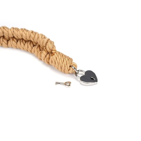 Liebe Seele obroża Shibari Bound You II Rope Collar (Lockable) Liebe Seele obroża Shibari Bound You II Rope Collar (Lockable)