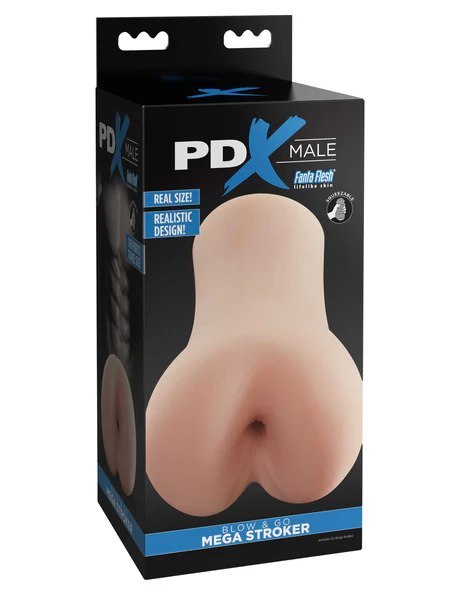 PDX Male Masturbator Blow & Go Mega Stroker Light PDX Male Masturbator Blow & Go Mega Stroker Light