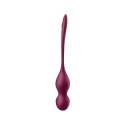 Satisfyer wibrujące kulki Love Birds Vary Connect App wine red
