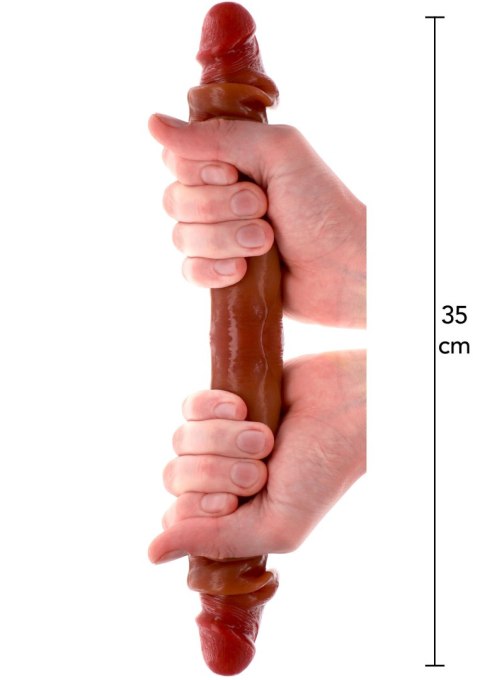 ToyJoy podwójne dildo Get Real Silicone Foreskin Double Dong 35cm ToyJoy podwójne dildo Get Real Silicone Foreskin Double Dong 35cm