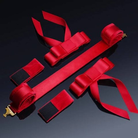 Upko pasy Portable Bowknot Spreader Bar & Restraint Set Upko pasy Portable Bowknot Spreader Bar & Restraint Set