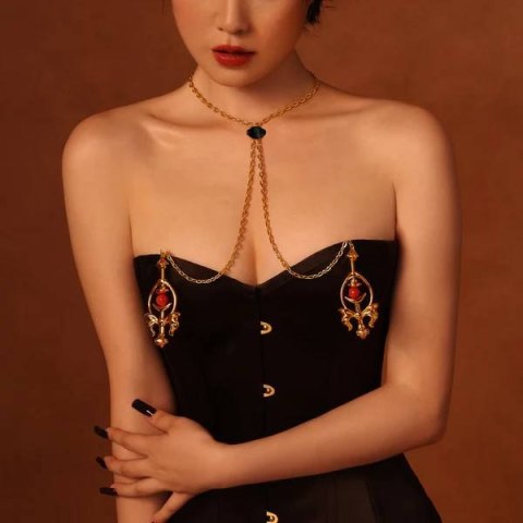 Upko zaciski na sutki Pulling Chain Nipple Clamps Upko zaciski na sutki Pulling Chain Nipple Clamps