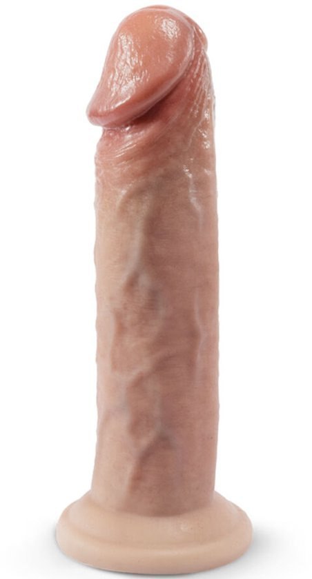 Dildo 19 cm Premium Real Skin Model 2 (7,5") Flesh Silexd Dildo 19 cm Premium Real Skin Model 2 (7,5") Flesh Silexd
