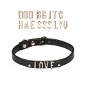 Liebe Seele DIY Choker with 21 Removable Letters