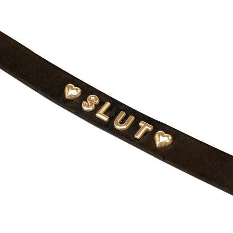 Liebe Seele Gold Word Choker-SLUT Liebe Seele Gold Word Choker-SLUT