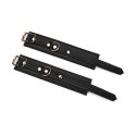 Liebe Seele kajdanki Black Organosilicon Wrist Cuffs