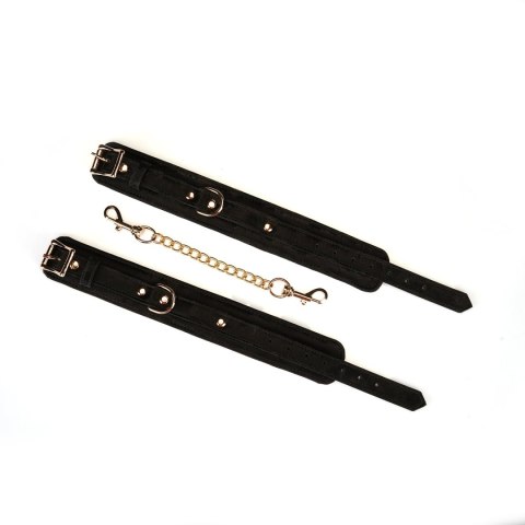 Liebe Seele kajdanki Boudoir Amor Black Ankle Cuffs Liebe Seele kajdanki Boudoir Amor Black Ankle Cuffs