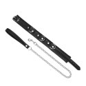 Liebe Seele obróżka ze smyczą Black Bond Collar with Leash