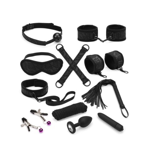 Liebe Seele zetaw Black Lace and Neoprene 11pcs Bondage Kit Liebe Seele zetaw Black Lace and Neoprene 11pcs Bondage Kit