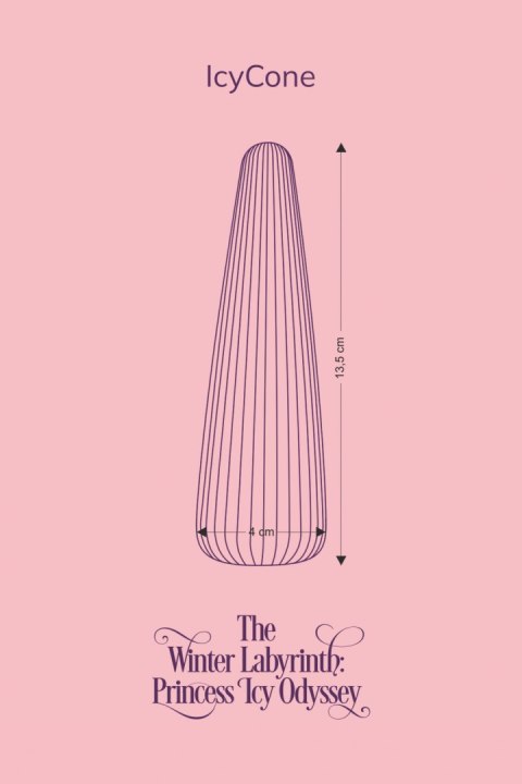 Masażer intymny FairyGasm IcyCone Violet Masażer intymny FairyGasm IcyCone Violet