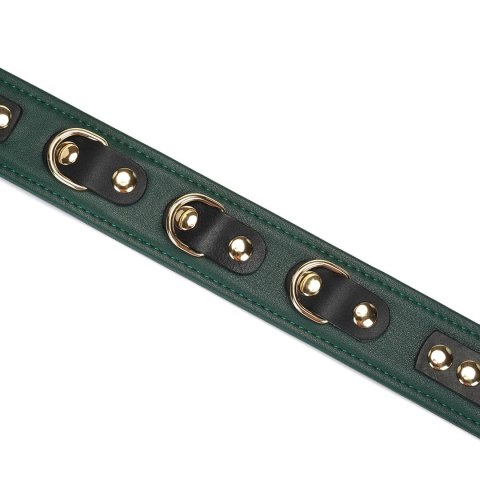 Obroża ze smyczą Mossy Chic Leather Collar with Leash Liebe Seele Obroża ze smyczą Mossy Chic Leather Collar with Leash Liebe Seele