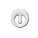 Pierścień erekcyjny ze stymulatorem Apis Ivory White Zalo