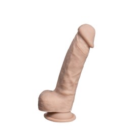 Silexd dildo z przyssawką 17,8 cm Real Skin Model 1 7