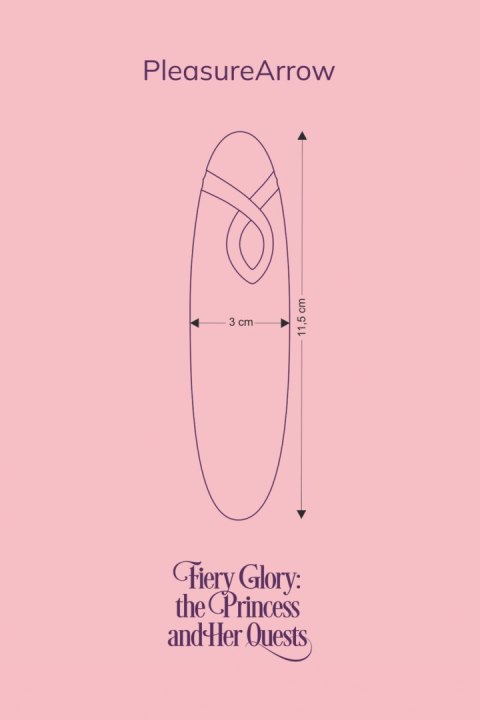 Stymulator łechtaczki FairyGasm PleasureArrow Violet Stymulator łechtaczki FairyGasm PleasureArrow Violet