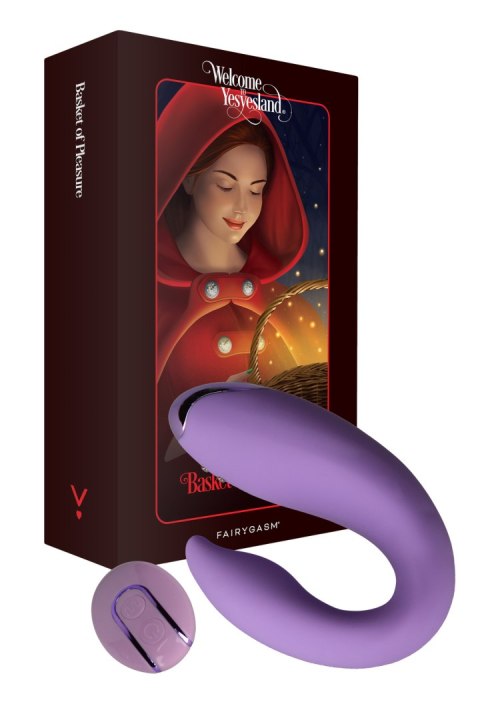 Wibrator dla par FairyGasm PleasureBerry Violet Wibrator dla par FairyGasm PleasureBerry Violet