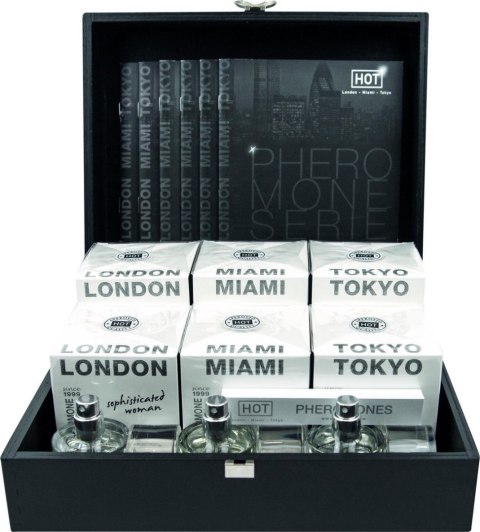 Zestaw dla kobiet Pheromone Perfume woman 6x30 ml Wood box HOT Zestaw dla kobiet Pheromone Perfume woman 6x30 ml Wood box HOT