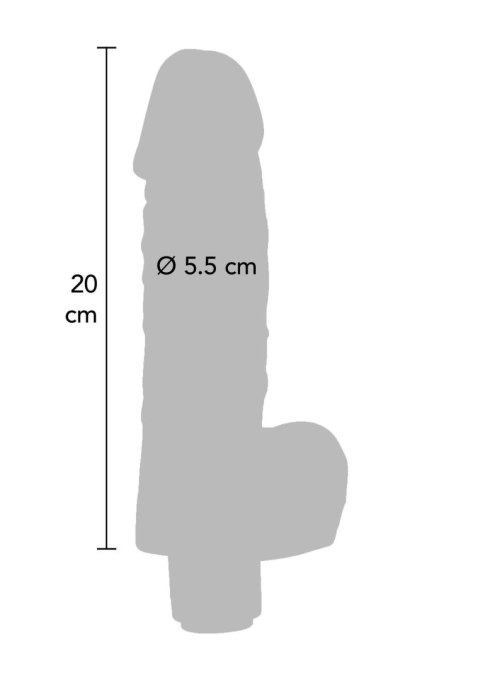 Boy Wonder Vibrating 20cm Dong Light skin tone Boy Wonder Vibrating 20cm Dong Light skin tone