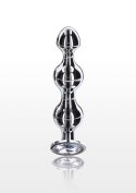 Diamond Star Beads Large Silver