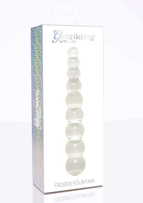 Crystal Surge™ – Frozen Fountain Transparent | Szklany Dildo 7.5” Crystal Surge™ – Frozen Fountain Transparent | Szklany Dildo 7.5”