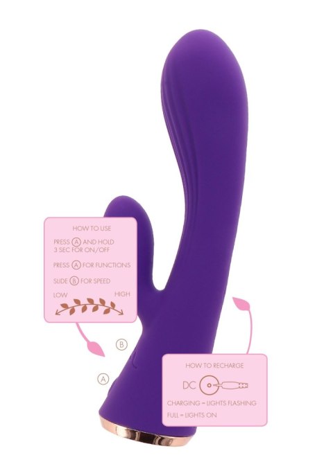 Iris Rabbit Vibrator Purple Iris Rabbit Vibrator Purple