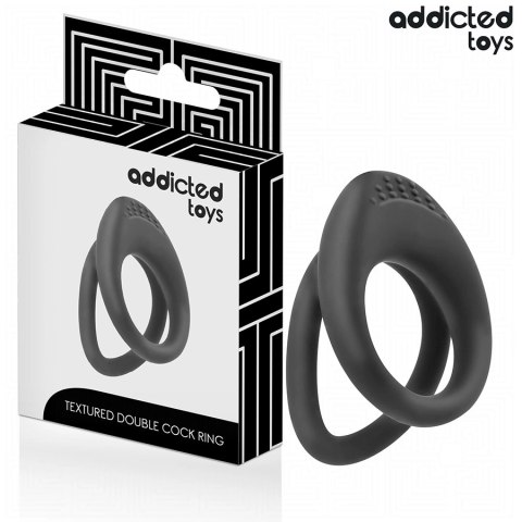 Addicted Toys Double Ring Teksturowany System Stabilizujący 72 mm Addicted Toys Double Ring Teksturowany System Stabilizujący 72 mm
