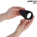 Addicted Toys Pierścień Anatomiczny Łezka Czarny 112x62 mm