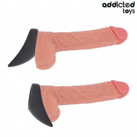 Addicted Toys Pierścień Anatomiczny Łezka Czarny 112x62 mm Addicted Toys Pierścień Anatomiczny Łezka Czarny 112x62 mm